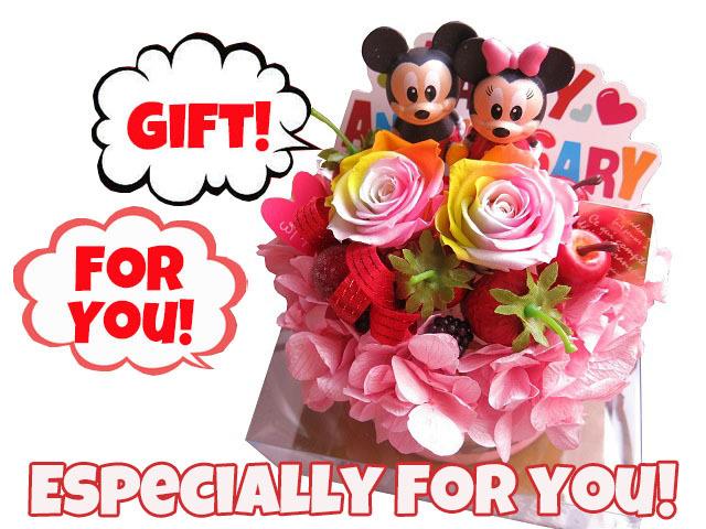 ディズニー 花束