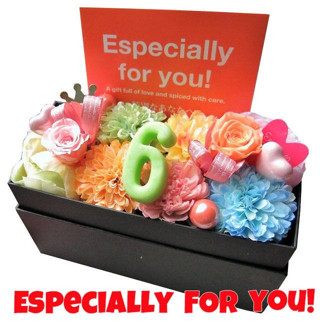 レインボーローズ プリザーブドフラワー