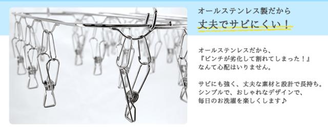 ステンレス ハンガー ピンチ