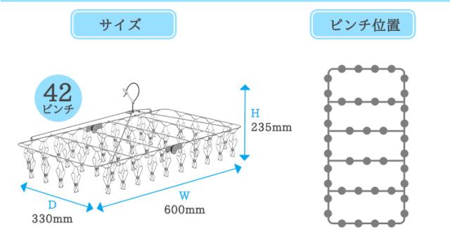 ステンレス ハンガー ピンチ