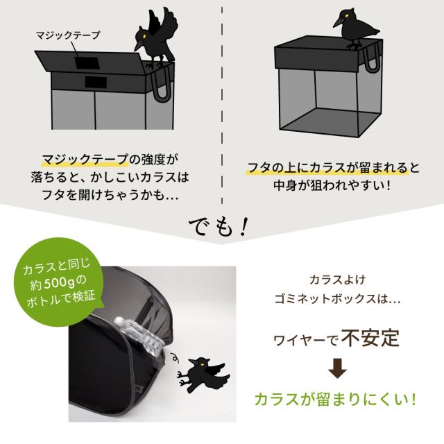 カラス除け ゴミ箱  屋外 鳥獣対策 鳥よけ ごみ箱 