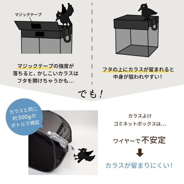 カラス除け ゴミ箱  屋外 鳥獣対策 鳥よけ ごみ箱 