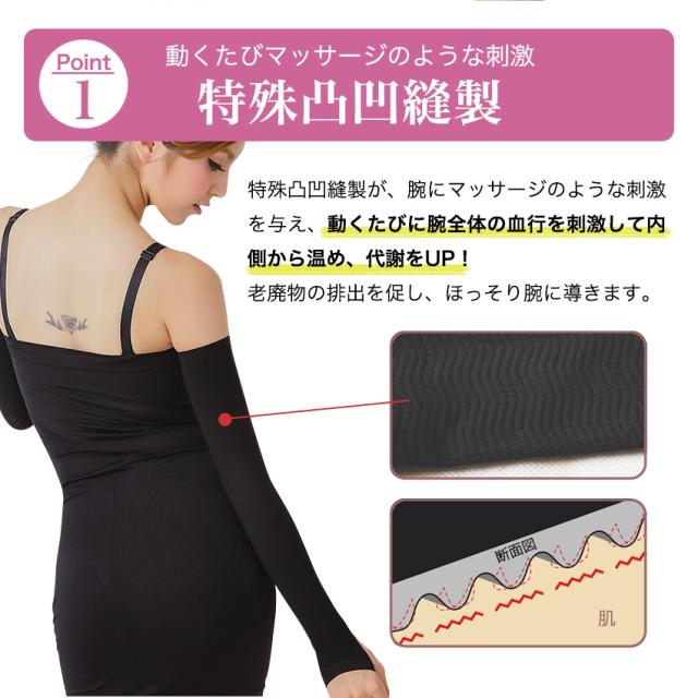 二の腕 着圧 シェーパー アームカバー 猫背 矯正 痩せ グッズ 猫背矯正 姿勢矯正 骨盤矯正 肩甲骨 ストレッチ