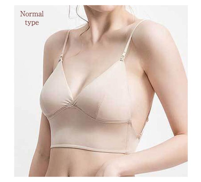 背中見せ ブラ ブラトップ 背中 開き インナー バックオープンブラ トップス ブラジャーレディース キャミソール キャミ インナー