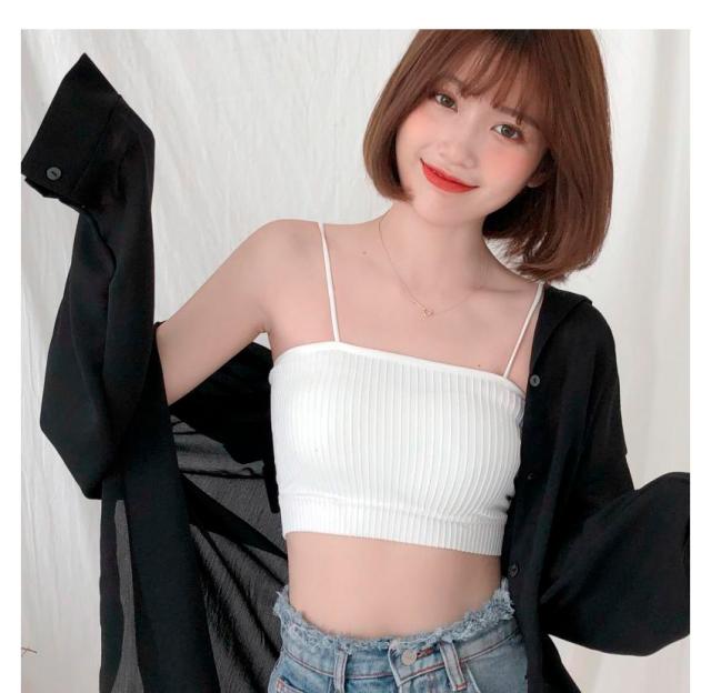 レディース キャミソール　キャミ インナー カップ付き パッド付 カップ付きインナー パッド付インナー ノンワイヤー ノンホック レース 肌魅せ 背中魅せ オープンバック 総レース ブラトップ チューブトップ クロップド丈 