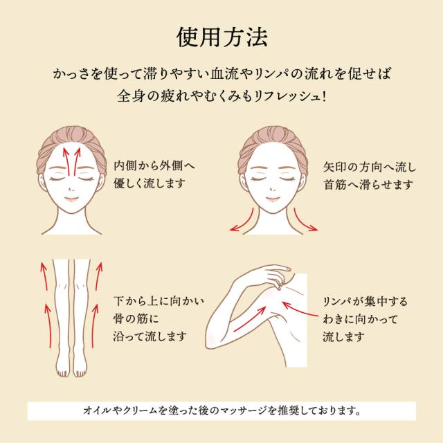 かっさ 小顔 テラヘルツ マッサージ フェイスマッサージ 羽根型 ハート ミニハート むくみ 美脚 リンパ