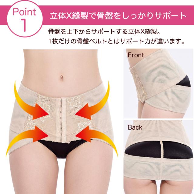 骨盤ベルト 産後産前 骨盤矯正ベルト ショーツ ガードル 