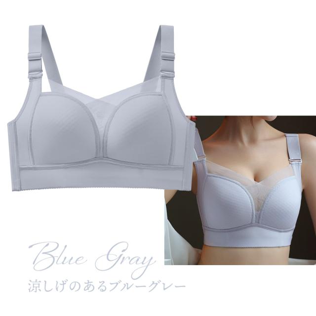 胸を小さく見せるブラ ノンワイヤー 胸を小さく見せる 補正下着