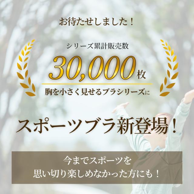 胸を小さく見せるブラ ノンワイヤー 胸を小さく見せる 補正下着