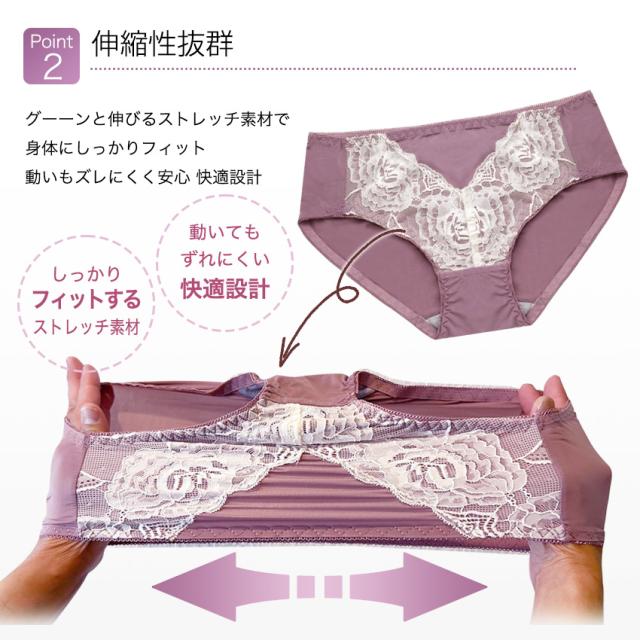 レース ショーツ レディース  サポート ハイウエスト レース ノンワイヤーブラ ヨガ スポーツ 