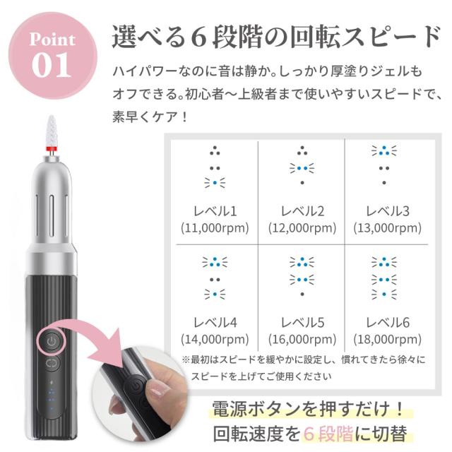  ネイルマシン ピット 部品 ネイルマシーン ジェルネイル セルフ ネイル オフ 電動