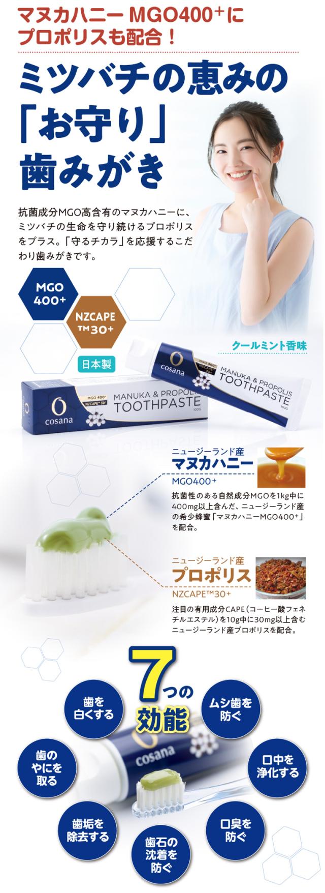 ミツバチの恵みのお守り歯みがき