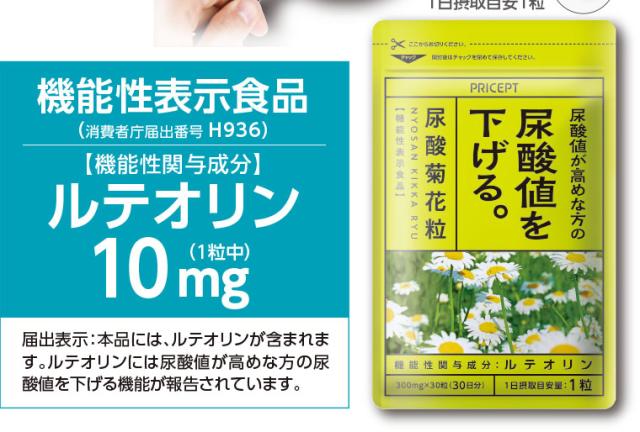 機能性表示食品 ルテオリン