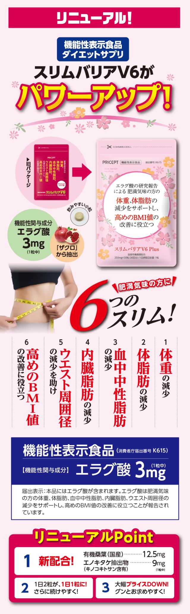 6つのスリム
