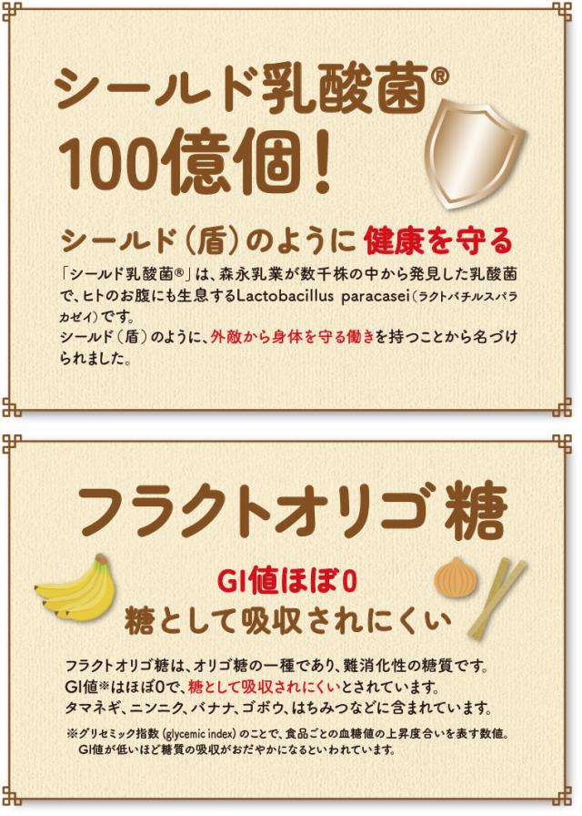 シールド乳酸菌・フラクトオリゴ糖