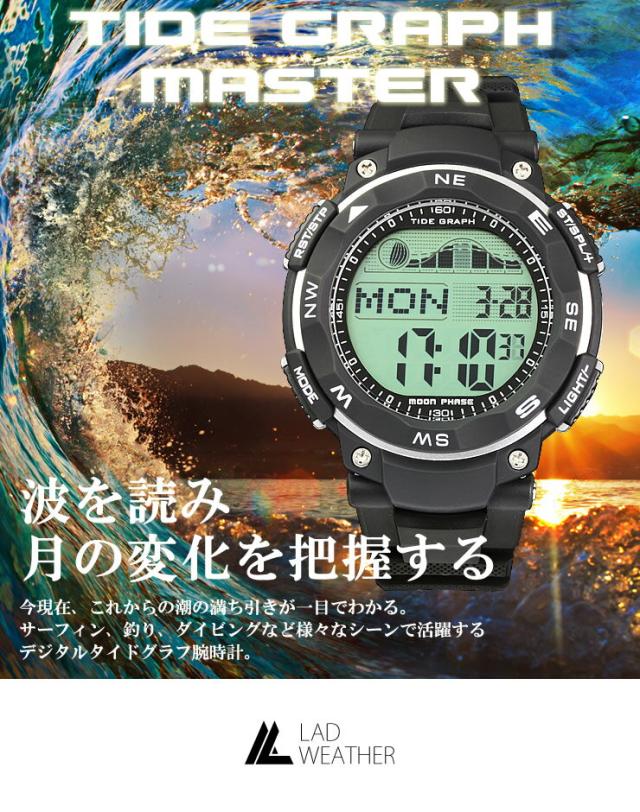 タイドグラフ腕時計