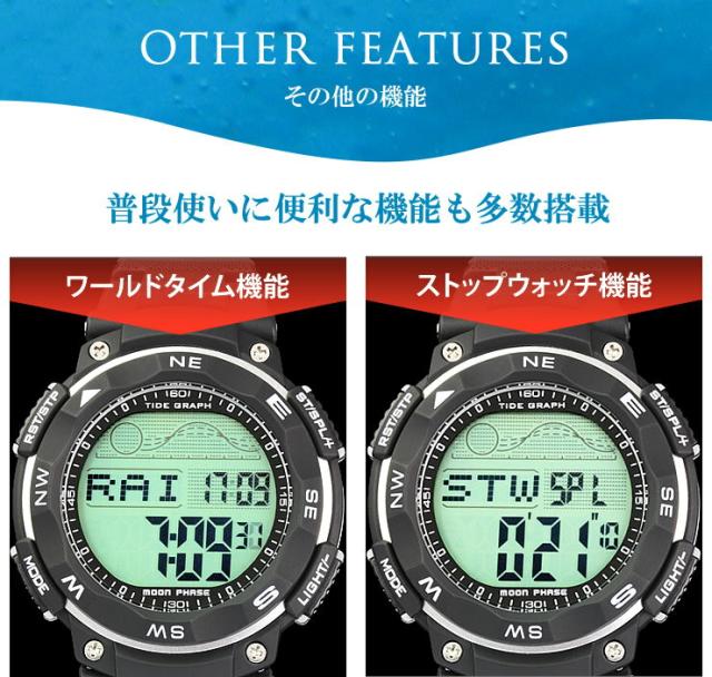 タイドグラフ腕時計