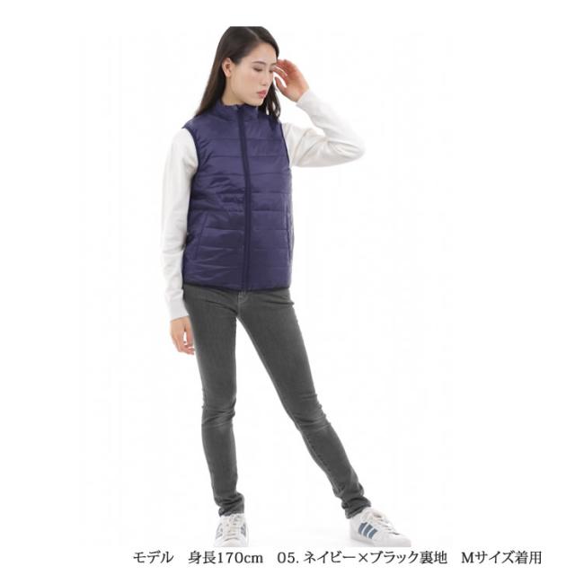 裏アルミ インナーダウンベスト