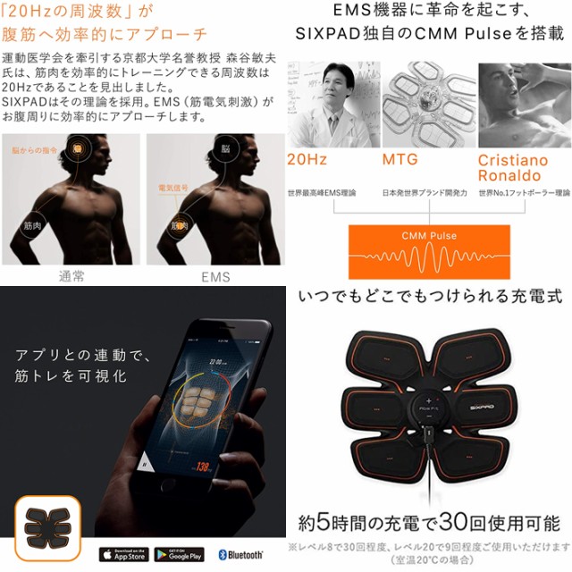 MTG(エムティージー) シックスパッド アブズフィット2(SIXPAD AbsFit2 ...