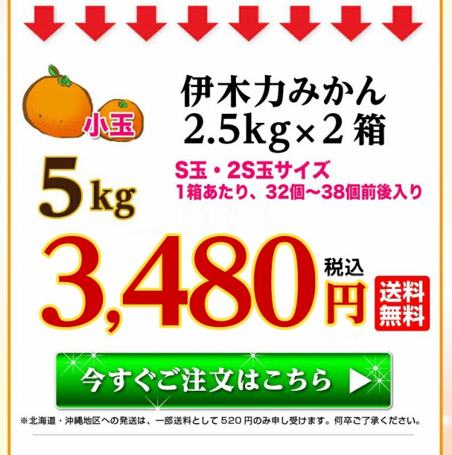 マーケット　くいしんぼうグルメ便　５kg（2.5kg×2箱）　PAY　Y常の通販はau　早生　送料無料　伊木力　PAY　甘い蜜柑　産直　au　秀品　長崎　みかん　贈答用　マーケット－通販サイト　早期予約　温州ミカン