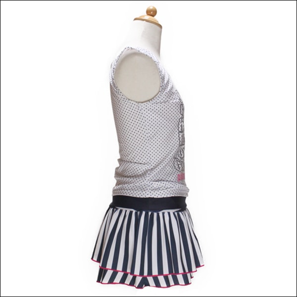 picoluna タンキニ 水着 3点セット 150cm 160cm 170cm ネイビー サックス 33750383 ピコルナ