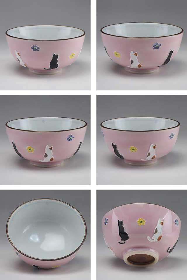 送料無料】 京焼 清水焼 夫婦茶碗 組飯碗 2客セット ご飯茶碗 交趾花