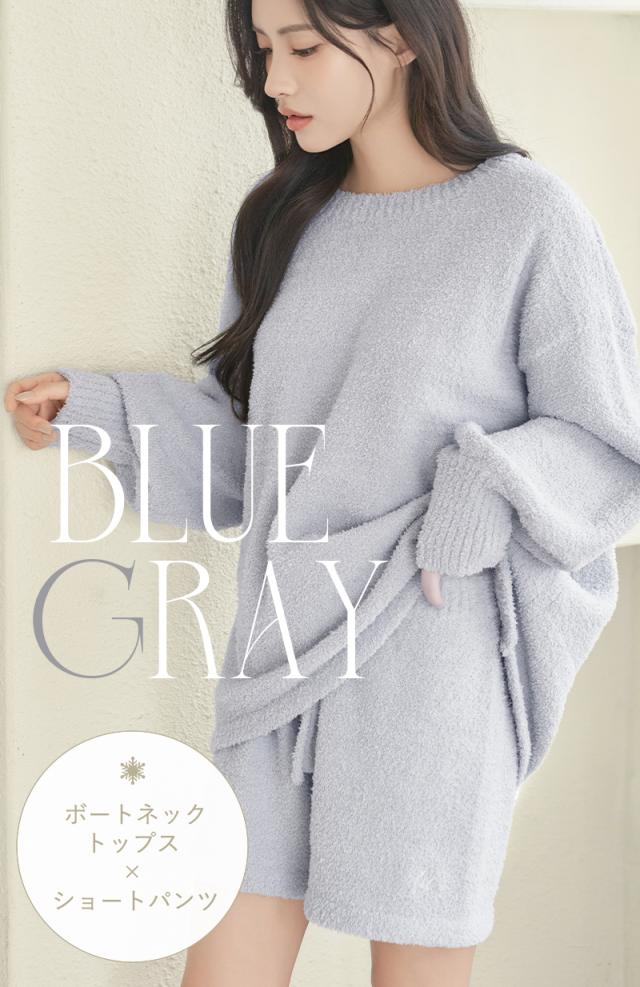 《P.》もこもこルームウェア 選べるトップス3種類×ショートパンツセット ルームウェア もこもこ レディース 冬 あったか パジャマ【秋新作】