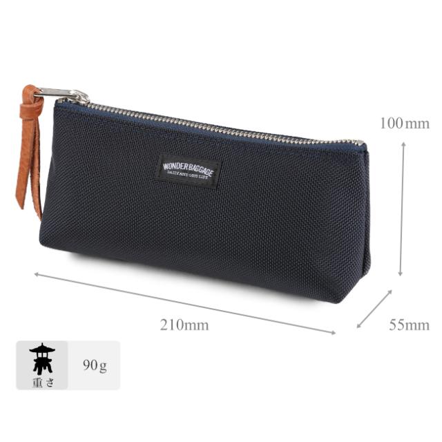 WONDER BAGGAGE ワンダーバゲージ Goodmans グッドマンズ POUCH S メンズ レディス ポーチ バッグインバッグ ペンケース WB-A-007