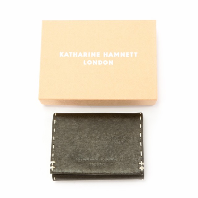 ハムネット レビューで追加+5%|キャサリンハムネット KATHARINE HAMNETT 490-58の通販はau PAY マーケット - カバンのセレクション|商品ロ 財布 三つ折り財布 ミニ財布 本革 ミニウォレットメンズ レディース ◮にもオスス
