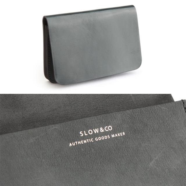 商品レビューで+5%｜SLOW スロウ 名刺入れ 本革 コードバン カード