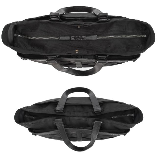 商品レビューで+5%｜ブリーフィング トートバッグ メンズ 大容量 肩掛け 横型 日本製 黒 14.3L ファスナー付き ビジネスバッグ ビジネストート フュージョン BRIEFING FUSION SQ TOTE HD BRA203T05