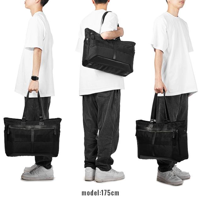 商品レビューで+5%｜ブリーフィング トートバッグ メンズ 大容量 肩掛け 横型 日本製 黒 14.3L ファスナー付き ビジネスバッグ ビジネストート フュージョン BRIEFING FUSION SQ TOTE HD BRA203T05