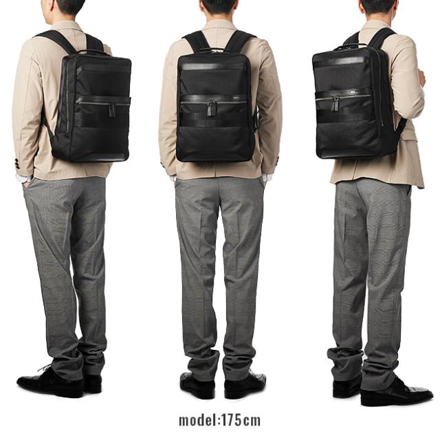 商品レビューで+5%｜ブリーフィング ビジネスリュック メンズ 50代 40代 通勤 軽量 日本製 黒 薄型 スリム 14.3L ビジネスバッグ フュージョン BRIEFING FUSION BRM191P07