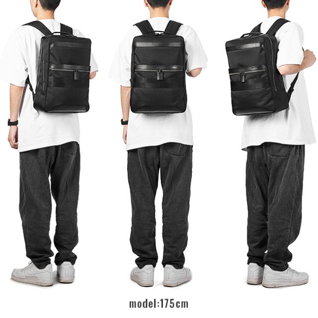 商品レビューで+5%｜ブリーフィング ビジネスリュック メンズ 50代 40代 通勤 軽量 日本製 黒 薄型 スリム 14.3L ビジネスバッグ フュージョン BRIEFING FUSION BRM191P07
