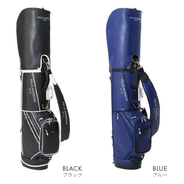 G05268 新品 PELLE MORBIDA キャディバッグ ブルー 5分割