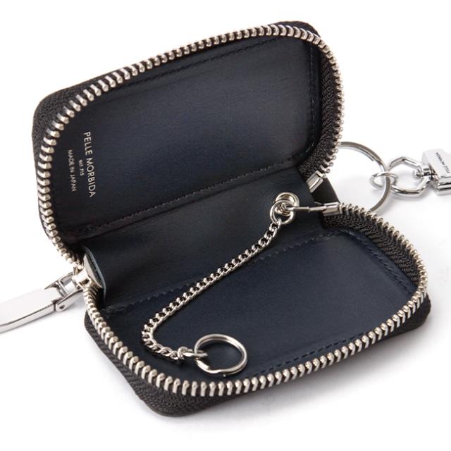 商品レビューで+5%｜ペッレモルビダ キーケース スマートキー ラウンドファスナー 本革 PELLE MORBIDA PMO-BA627 バルカ レミーキャリアット 日本製 ブランド 商品レビューで+5%｜ペッレモルビダ キーケース スマートキー ラウンド