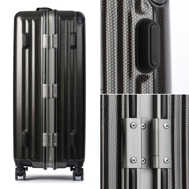 商品レビューで+5%｜ワイズリー スーツケース Lサイズ 91L 軽量 大型