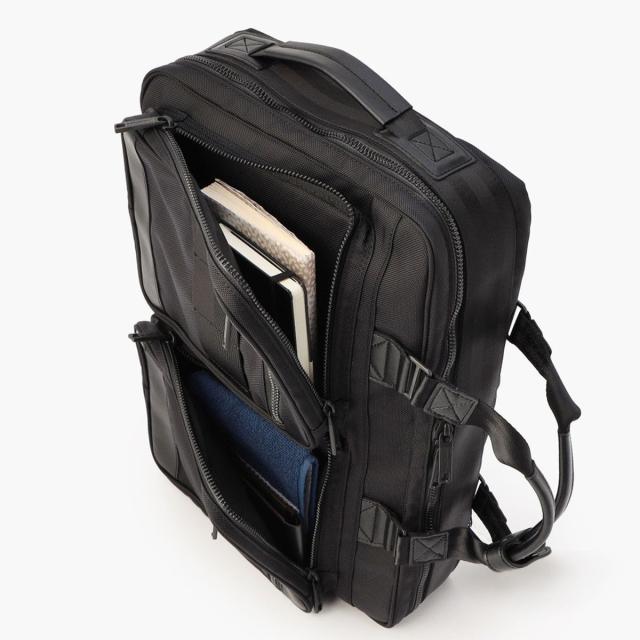 商品レビューで+5%｜ブリーフィング ビジネスリュック ビジネスバッグ メンズ ブランド 50代 40代 2WAYブリーフケース 日本製 通勤 A4 B4 9.7L ブラックライン BRIEFING BLACK LINE BRA233P53