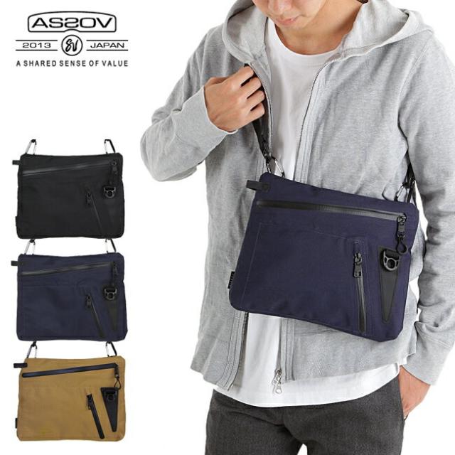 商品レビューで+5%｜アッソブ サコッシュ ショルダーバッグ メンズ 防水 AS2OV WATER PROOF CORDURA 305D 141603 商品レビューで+5%｜アッソブ サコッシュ ショルダーバッグ メンズ