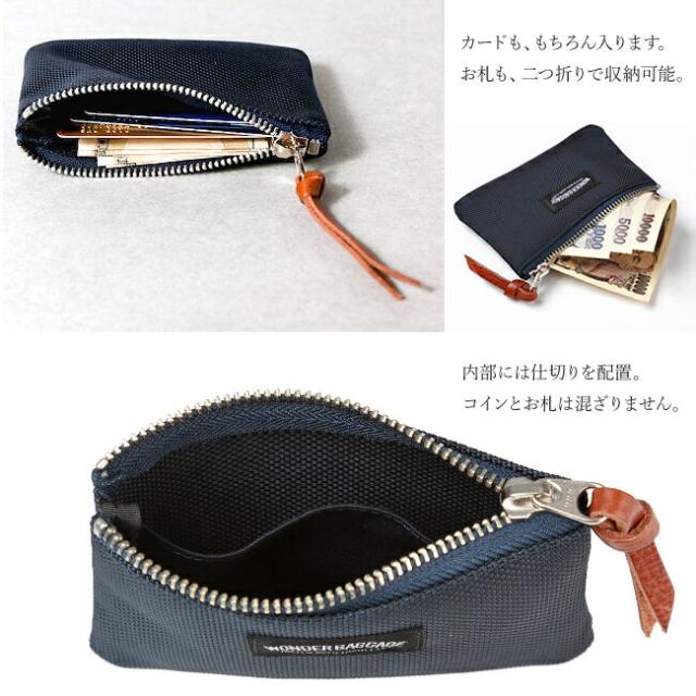 WONDER BAGGAGE ワンダーバゲージ Goodmans グッドマンズ Small Wallet スモールウォレット 財布 極小財布 WB-A-004