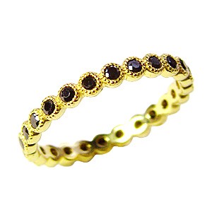 へのご╉ ブラックダイヤモンド 指輪 おしゃれの通販はau PAY マーケット - 真珠の杜｜商品ロットナンバー：260981349 リング K18 ゴールド 結婚指輪 フルエタニティーリング モンドジュ