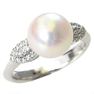 メールでの 花珠 パールリング 花珠真珠 指輪 あこや本真珠 ９mm 大珠 純プラチナ Pt999 ダイヤモンド 指輪 おしゃれ レディース 冠婚葬祭の通販はau Pay マーケット 真珠の杜 商品ロットナンバー される