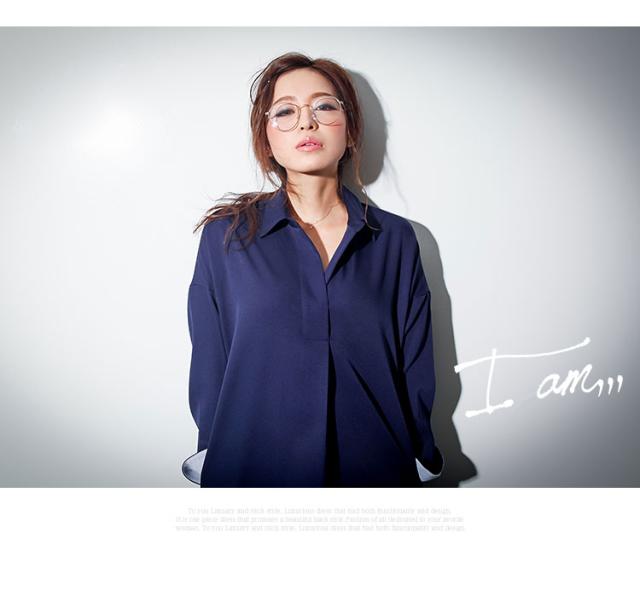 パーティードレス I am ドレス 袖あり シャツ ワンピース パーティー