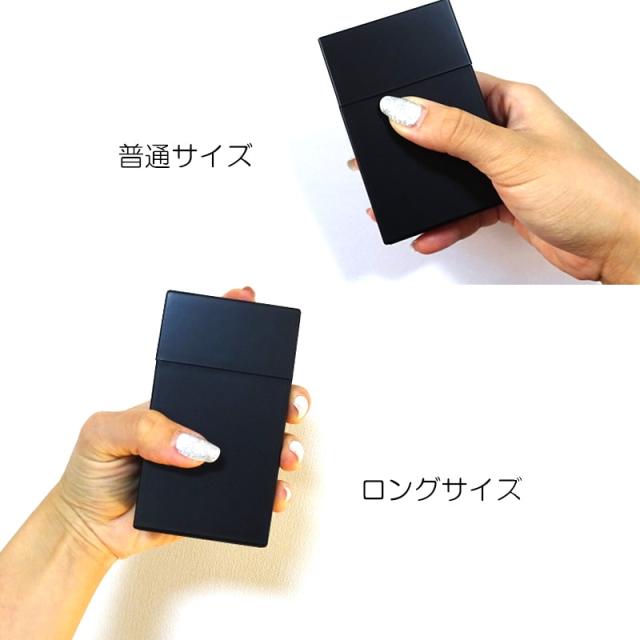 nekonekoブラック ハートデザインタバコケース シガレットケース ハード タバコケース ブラック シルバー 通常