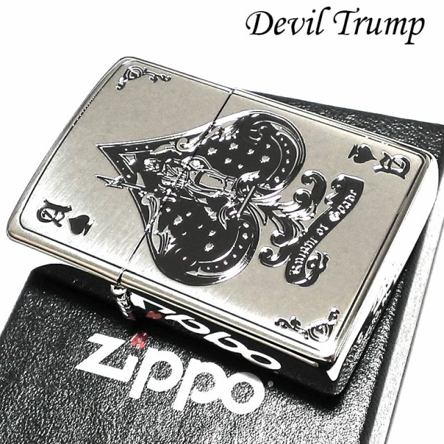 ZIPPO デビルトランプ スペード エース 御守り ジッポ ライター