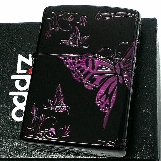 ZIPPO ライター 蝶 バタフライ ジッポー イオンブラック 紫 おしゃれ パープル レディース 黒 可愛い 女性 ギフト プレゼントの通販はau  PAY マーケット - ZIPPO ライター タバコケース 喫煙具のハヤミ au PAY マーケット店 | au PAY マーケット－通販サイト