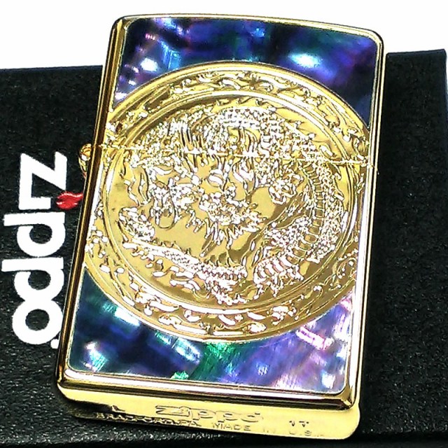 ZIPPO 純金象嵌　龍　伝統工芸　金工　　　　　　　　　　　　　　　　1945