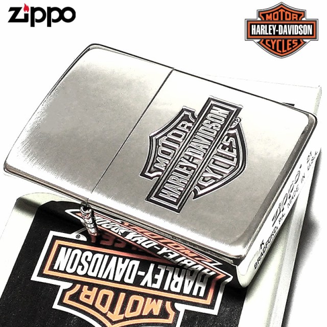 ZIPPO ハーレー ダビッドソン ロゴデザイン サイド彫刻 シルバー 