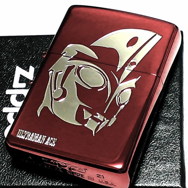 ジッポ ライター ウルトラマンエース ZIPPO アニメ ワインレッド