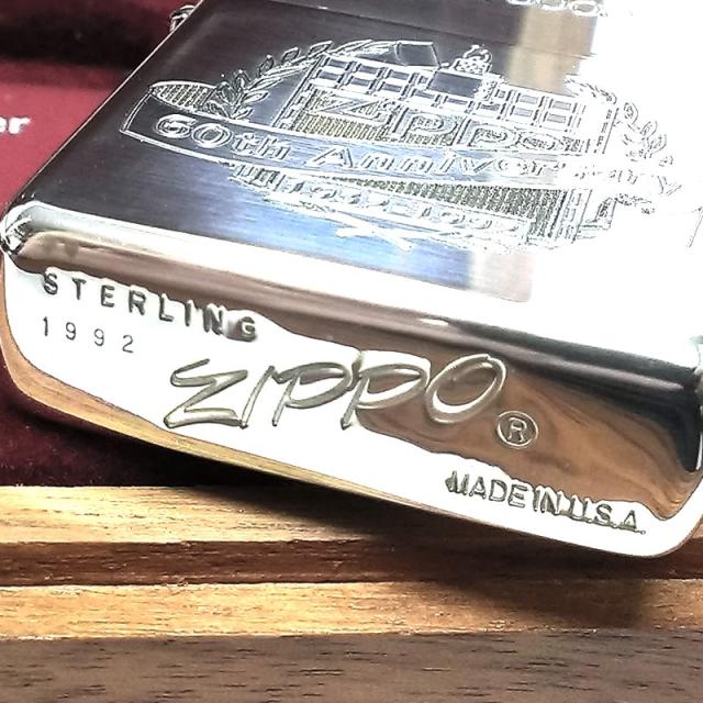 限定 ZIPPO ライター 純銀 スターリングシルバー G.G.B 60周年記念 